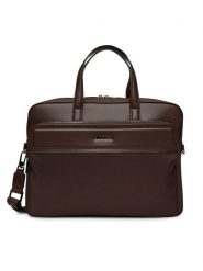 Gino Rossi Torba na laptopa 05A11192-1 Brązowy. Brązowe torebki klasyczne Gino Rossi, bez wzorów, z materiału, bez dodatków. Za 279.99 zł.