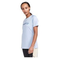 Damski jersey Craft Core Essence. Niebieskie koszulki sportowe Craft, bez wzorów, z jersey, bez ramiączek, do biegania. Za 180.00 zł.