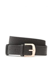Liu Jo Pasek Damski Cintura 3.5 cm AXX020 E0087 Czarny. Czarne paski Liu Jo, bez wzorów, ze skóry. Za 139.99 zł.
