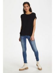 Soaked in Luxury Bluzka w kolorze czarnym rozmiar: XL. Czarne bluzki Soaked in Luxury, xl, bez wzorów, z wiskozy, bez kołnierzyka, bez ramiączek. Za 78.99 zł.