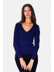 William de Faye Sweter w kolorze granatowym rozmiar: 34. Niebieskie swetry William de Faye, bez wzorów, z kaszmiru, bez ramiączek. Za 113.99 zł.