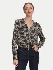 Guess Koszula W6YH23 W2946 Czarny Regular Fit. Czarne koszule Guess, s, z aplikacjami, z syntetyku, bez kołnierzyka, bez ramiączek. Za 344.99 zł.