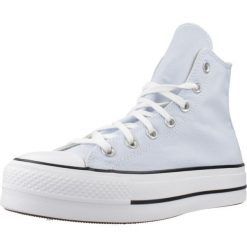 Kapcie CONVERSE CHUCK TAYLOR ALL STAR LIFT Niebieski. Niebieskie obuwie domowe Converse, bez wzorów, z tkaniny, bez zapięcia. Za 368.99 zł.