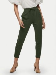 ONLY Spodnie materiałowe Poptrash 15115847 Khaki Regular Fit. Brązowe spodnie materiałowe Only, m, bez wzorów, z materiału. Za 119.99 zł.