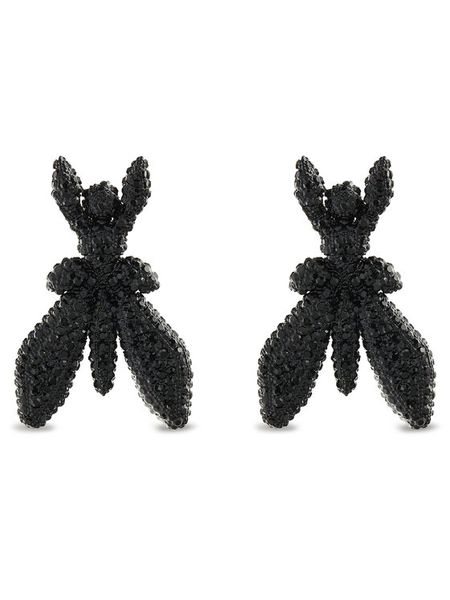 Patrizia Pepe Kolczyki 8JA059/M044-J3O4 Czarny. Czarne kolczyki Patrizia Pepe. Za 599.99 zł.