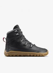 Buty turystyczne damskie Vivobarefoot Tracker Leather AT. Czarne trekkingi Vivobarefoot, z gumy, trekkingowe. Za 903.95 zł.