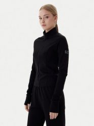 EA7 Emporio Armani Bluza 7W001150 AF12501 UC001 Czarny Slim Fit. Czarne bluzy EA7 Emporio Armani, xs, bez wzorów, z syntetyku, bez kaptura. Za 539.99 zł.