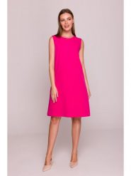 Stylove Sukienka w kolorze różowym rozmiar: M. Różowe sukienki Stylove, na co dzień, m, bez wzorów, bez kołnierzyka, bez ramiączek, mini, proste. Za 250.35 zł.