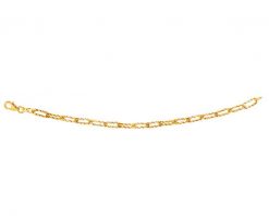 Złota bransoletka, paper clip. Żółte bransoletki Apart, złote. Za 2,119.00 zł.