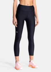 Legginsy Under Armour HeatGear® Armour No-Slip Waistband Ankle Leggings (1365335-001). Czarne legginsy Under Armour, xs, bez wzorów. Za 128.99 zł.