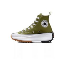 Buty Dorosły Converse Run Star Hike Hi Grassy zielony. Zielone trampki Converse, bez wzorów, bez zapięcia. W wyprzedaży za 465.10 zł.