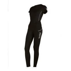 Damskie legginsy jeździeckie z pełną przyczepnością Tattini Passiflora. Czarne legginsy TATTINI, l, bez wzorów, z materiału, na fitness i siłownię. Za 367.50 zł.