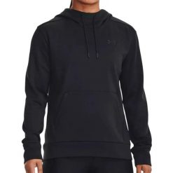 Damska bluza dresowa Under Armour czarna. Czarne bluzy Under Armour, s, bez wzorów, z dresówki, bez kaptura. Za 278.11 zł.