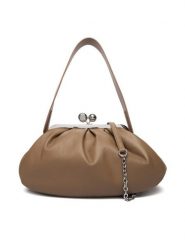 Weekend Max Mara Torebka 2615511174600 Brązowy. Brązowe torebki klasyczne Weekend Max Mara, bez wzorów, ze skóry, bez dodatków. Za 1,839.00 zł.