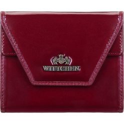 Portfel. Czerwone portfele Wittchen, z aplikacjami, ze skóry. W wyprzedaży za 139.90 zł.