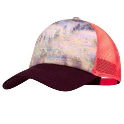Czapka z daszkiem damska Buff Trucker Cap. Fioletowe czapki Buff, bez wzorów, z elastanu. Za 107.00 zł.