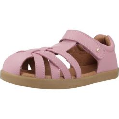 Sandały BOBUX CROSS JUMP Fioletowy. Fioletowe sandały BOBUX, bez wzorów, ze skóry, bez obcasa, bez zapięcia. Za 334.99 zł.