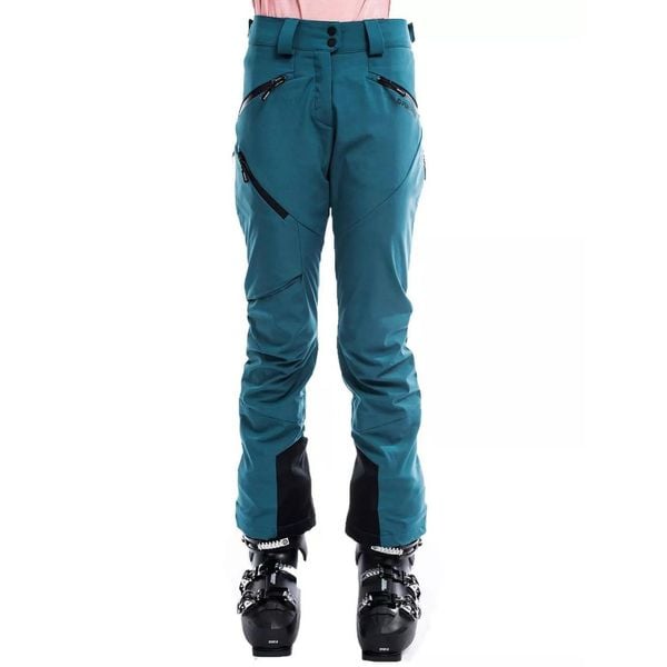 Damskie spodnie turystyczne Fundango Rauris Softshell. Niebieskie spodnie narciarskie FUNDANGO, bez wzorów, z materiału, narciarskie. Za 519.90 zł.