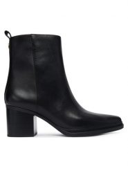 MICHAEL Michael Kors Botki Lex 40F5LXME5L Czarny. Czarne botki MICHAEL Michael Kors, bez wzorów, ze skóry, bez obcasa, na słupku, bez zapięcia. Za 789.99 zł.