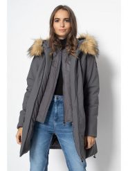 Northwood Płaszcz zimowy w kolorze szarym rozmiar: XL. Szare płaszcze Northwood, na zimę, xl, bez wzorów, z puchu, bez kaptura. Za 319.96 zł.