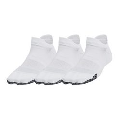 Skarpety treningowe damskie Under Armour Breathe NS Tab 3 Pack. Białe skarpety Under Armour, bez wzorów. Za 63.99 zł.