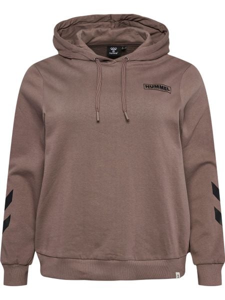 Bluza damska z kapturem Hummel Legacy Plus. Brązowe bluzy Hummel, s, bez wzorów, z bawełny, z kapturem. Za 209.95 zł.
