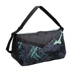 Torba podróżna Mizuno Waso. Czarne torby na ramię Mizuno, bez wzorów, z materiału, eleganckie, na ramię, duże, bez dodatków. Za 229.00 zł.