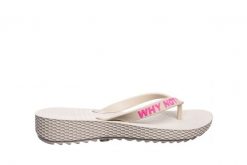 Japonki Dijean 291 344 Ivory-Pink, Beż, Guma - 40. Brązowe klapki Dijean, bez wzorów, z gumy, bez obcasa. W wyprzedaży za 29.00 zł.