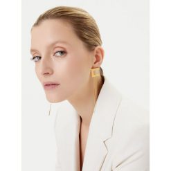 Kolczyki Elisabetta Franchi. Żółte kolczyki Elisabetta Franchi, złote. Za 609.99 zł.