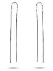 Eclat d'Argent Srebrne kolczyki rozmiar: onesize. Szare kolczyki Eclat d'Argent, srebrne. Za 121.80 zł.