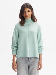 OPUS Sweter "Pupali" w kolorze miętowym rozmiar: 44. Niebieskie swetry Opus, bez wzorów, z wełny, bez ramiączek. Za 180.49 zł.