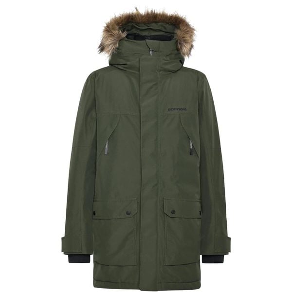 Parka Didriksons Rick 2. Niebieskie parki Didriksons, l, z materiału, eleganckie, bez kaptura. Za 1,214.70 zł.