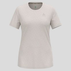 Koszulka tech. damska Odlo T-shirt crew neck ACTIVE 365 LINENCO. Żółte t-shirty Odlo, xs, bez wzorów, bez kołnierzyka, bez ramiączek. Za 214.99 zł.