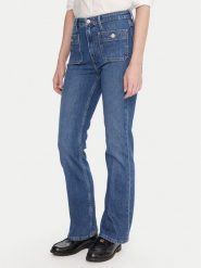 Tommy Hilfiger Jeansy WW0WW48255 Niebieski Flare Fit. Niebieskie jeansy TOMMY HILFIGER, bez wzorów. Za 559.99 zł.