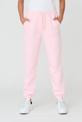 JUICY COUTURE Różowe damskie spodnie Sora, Rozmiar M. Czerwone spodnie dresowe Juicy Couture, m, bez wzorów, z dresówki. W wyprzedaży za 269.99 zł.