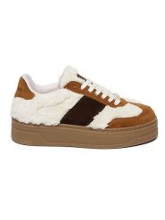 Steve Madden Sneakersy w kolorze kremowo-jasnobrązowym rozmiar: 37. Brązowe trampki Steve Madden, bez wzorów, bez zapięcia. Za 276.05 zł.