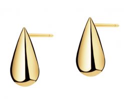 Kolczyki srebrne - łezki. Szare kolczyki Apart, pozłacane. Za 259.00 zł.
