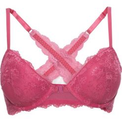 Biustonosz usztywniany z zapięciem z przodu bonprix różowy. Biustonosze bonprix. Za 27.99 zł.