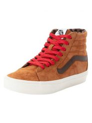 Vans Skórzane sneakersy "SK8 Hi" w kolorze jasnobrązowym rozmiar: 40. Brązowe trampki Vans, bez wzorów, za kostkę, bez zapięcia. Za 263.53 zł.