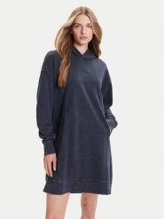 G-Star Raw Sukienka dzianinowa D27165-D969 Niebieski Relaxed Fit. Niebieskie sukienki G-Star, s, bez wzorów, z bawełny, retro, bez kołnierzyka, bez ramiączek. Za 286.99 zł.