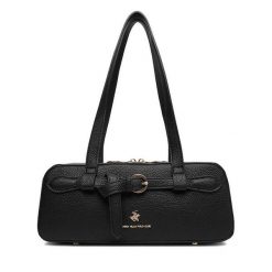 Torebka Beverly Hills Polo Club. Czarne torebki klasyczne Beverly Hills Polo Club, bez wzorów, bez dodatków. Za 219.99 zł.