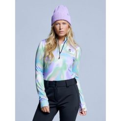 Bluza narciarska - Damska – Cabin Life – różowym wielokolorowym. Czerwone bielizna sportowa POEDERBAAS, xs, bez wzorów, z elastanu. Za 264.52 zł.