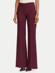 Rinascimento Spodnie palazzo CFC0130141003 Bordowy Wide Leg. Czerwone spodnie materiałowe Rinascimento, xl, bez wzorów, z materiału. Za 449.99 zł.