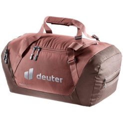 Torba podróżna deuter Duffel. Brązowe torby na ramię Deuter, bez wzorów, z materiału, na ramię, bez dodatków. Za 389.99 zł.