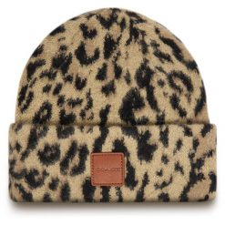 Czapka Coach. Brązowe czapki Coach, bez wzorów. Za 409.99 zł.