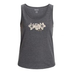 Top bez rękawów dla Kobiety SURFCLASSIC Czarny. Czarne koszulki sportowe Roxy, bez wzorów, z materiału, bez ramiączek. W wyprzedaży za 45.00 zł.