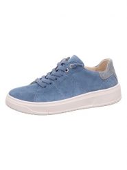Legero Skórzane sneakersy "Rejoise" w kolorze niebieskim rozmiar: 38. Niebieskie trampki Legero, bez wzorów, bez zapięcia. Za 234.42 zł.