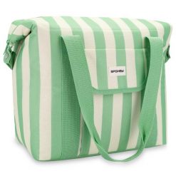 Torba turystyczna termiczna Spokey San Remo. Białe torby na ramię Spokey, bez wzorów, z materiału, biznesowe, na ramię, duże, bez dodatków. Za 59.99 zł.