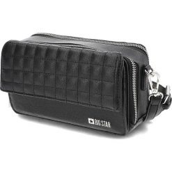 Czarna Mała Torebka Big Star Pikowana. Czarne listonoszki Big Star Accessories, bez wzorów, ze skóry ekologicznej, małe, pikowane, bez dodatków. Za 199.00 zł.