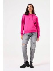 Garcia Bluza w kolorze różowym rozmiar: S. Różowe bluzy Garcia, s, bez wzorów, z bawełny, z kapturem. Za 237.73 zł.